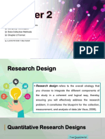 Quantitative Research Designs and Sampling Techniques