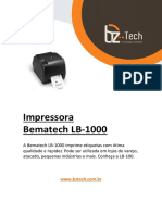 Manual Bematech Lb 1000