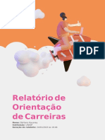 Relatório de Orientação de Carreiras para Perfil Social-Investigativo