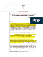 Felitti, K. La Politización de La (No) Maternidad Durante La Dictadura Militar Argentina (1976-1983)