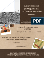 A participação portuguesa na 1a Guerra