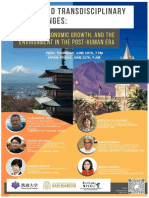 EVENT POSTER Tsukuba San Marcos - SDGs and Transdisciplinary Challenges - June 11th 2021