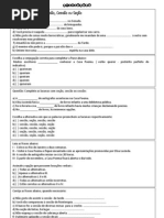 Exercícios de revisao - portugues "sessao seçao ou cessao" 5º ano