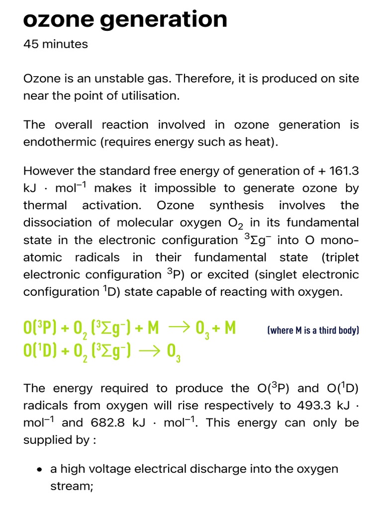 Thumbnail for Ozone Generation In Aquarium Disinfection