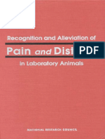 Institute of Laboratory Animal Resources - Recognition and Alleviation of Pain and Distress in Laboratory Animals - Natl Academy PR (1992)