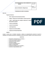 FOR. P.SEG. 012-02 R 00 - Programas de Saúde e Segurança
