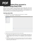 Tutorial Sphere Starccm