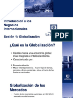 Sesión 1 - Globalización
