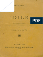 Theocrit Idile 1927