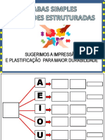 Prancha para Atividade Estruturada Sílabas