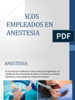 Farmacos empleados en anestesia
