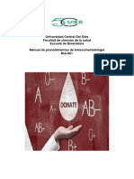 Manual de Procedimientos de Inmunohematologia Bia-061