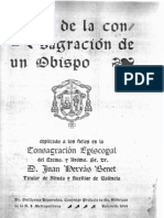 Ritual Consagracion Obispo 1944