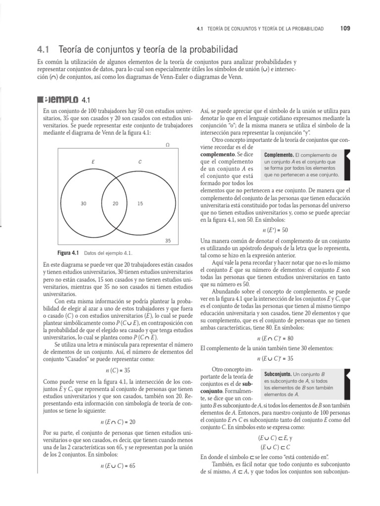 Teoría de Conjuntos y Probabilidad | PDF | Conjunto (Matemáticas ...