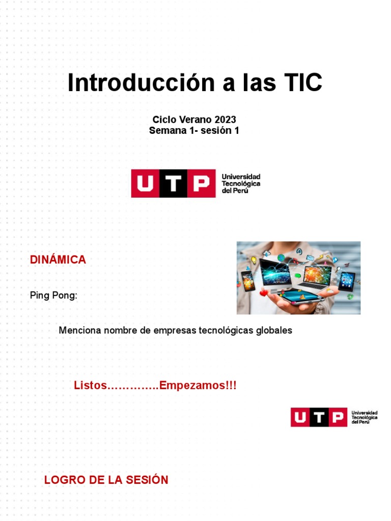 Introd Tic - Semana 1 - 2 | PDF | Red de computadoras | Tecnología de ...