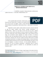 Resenha sobre livro sobre gêneros discursivos e multiletramentos