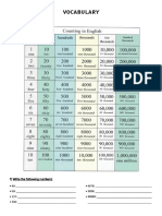 Booklet Vocabulary