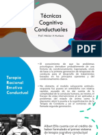 (7) Técnicas Cognitivo Conductuales