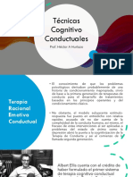 Técnicas Cognitivo Conductuales