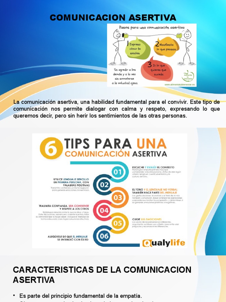 Claves de la Comunicación Asertiva | PDF | Crecimiento personal y ...