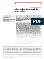 Functional Vulnerability Framework For Biodiversity Conservation