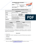 Acta de Comité de Conciliacion Guacamayo Proceso Penal