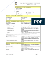 Aceite 15W 40 Hoja de Datos de Seguridad