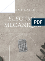 Formulaire D' Électromécanique