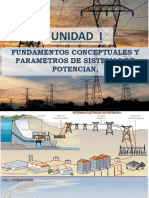 Unidad I Fundamentos Conceptuales y Parametros de Sistemas de Potencia