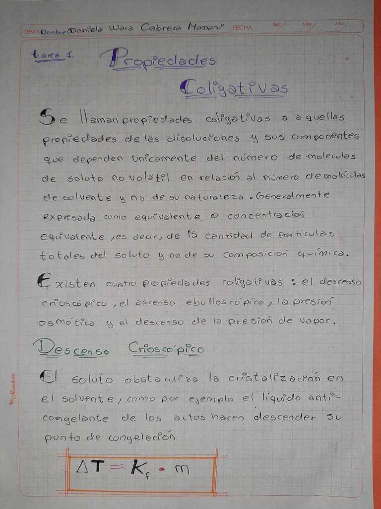 Propiedades Coligativas PDF