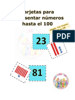 Tarjetas para Representa Números Hasta El 100