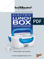 Manual Lonchera Electrica Electric Lunch Box Chefmaster Megashoptv