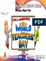 World Teachers' Day Tarp