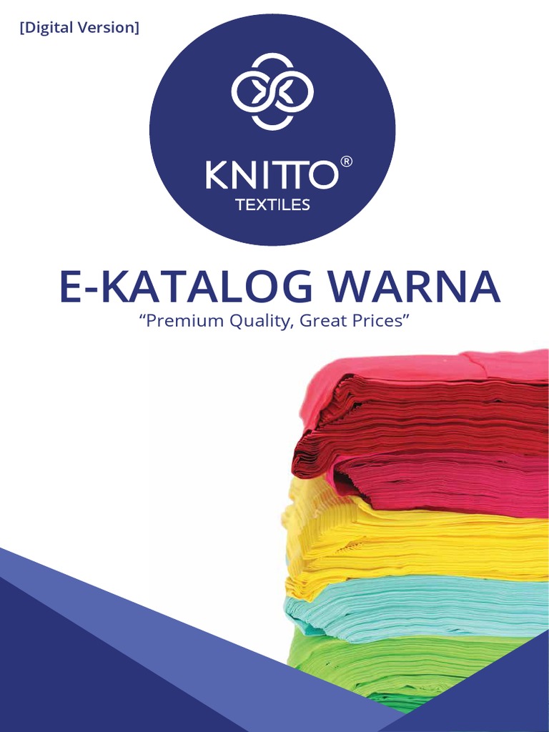 Katalog Warna Kain Knitto | PDF | Textiles