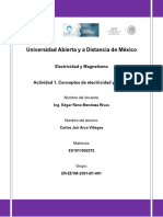 Actividad 1. Conceptos de Electricidad y Magnetismo