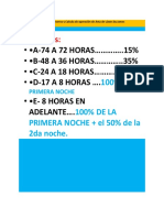 Ejercicio de Cancelación de Reserva y Calculo de Operación de Ama de Llaves