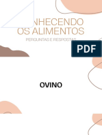 Revisão 4 - Conhecendo Os Alimentos - OVINO