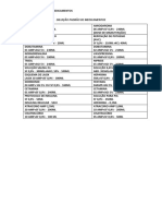 Diluição padrão medicamentos