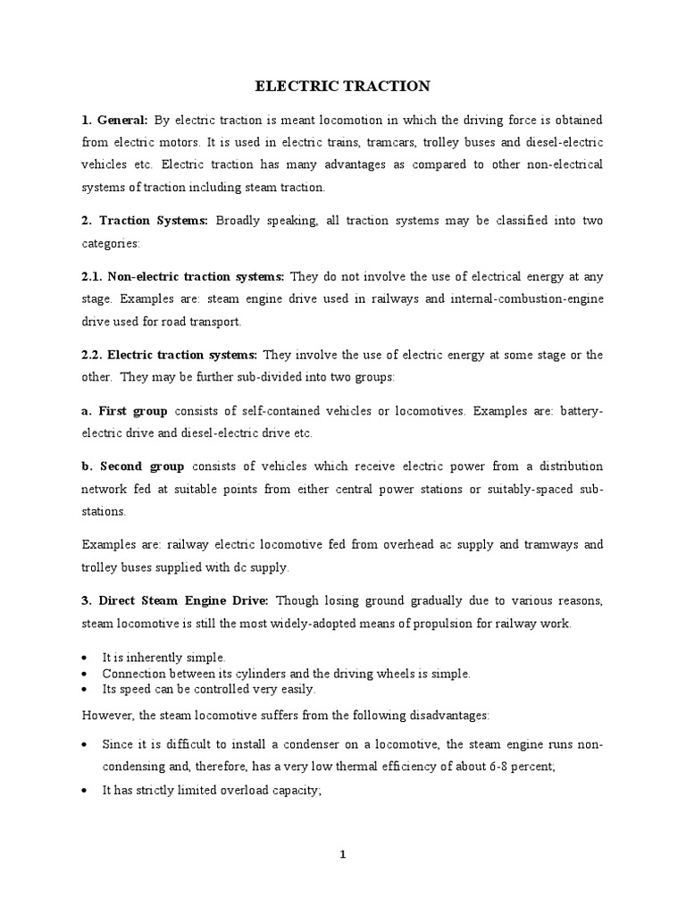 Electric Traction PDF Electrical Substation
