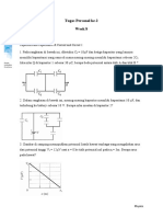 Tugas Personal Ke-2 Week 8: Capacitors and Capacitance & Current and Circuit 1 1