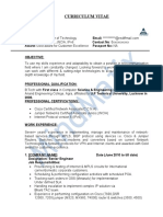 CCNA Sample Resume 3