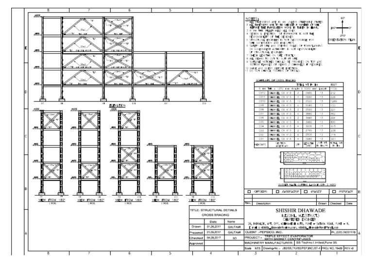 1909 Structural Details of Cross Bracing PDF