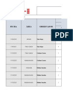 Matriz de Comportamiento Noviembre