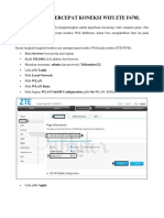 WIFFI - Router ZTE F670L - Cara Mempercepat Koneksi Wifi