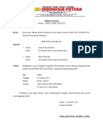 Surat Tugas 2 Siswa Dalam Kediatan Musyawarah FORPIS PMI Kota Blitar