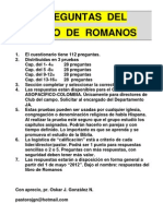 Preguntas Del Libro de Romanos