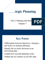 Strategic Planning Objectives and Tactics
