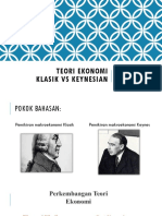 Pandangan Teori Ekonomi Klasik Vs Keynesian