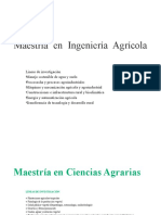 Maestría en Ingeniería Agrícola