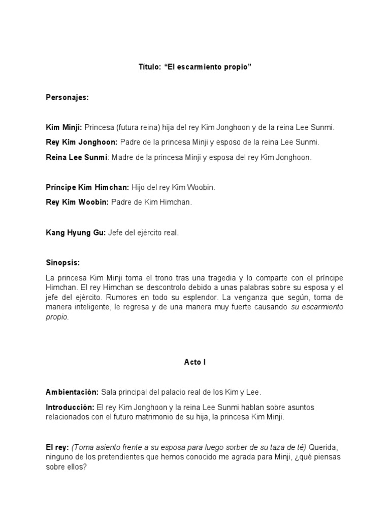 El Escarmiento Propio | PDF | Clásicos